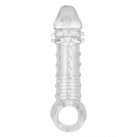 Ultimate Stud Extender transparent phallic sheath