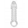 Ultimate Stud Extender transparent phallic sheath