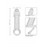 Ultimate Stud Extender transparent phallic sheath