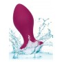 Vibratore anale plug in silicone Vibrating Crystal Probe red