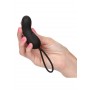 mini vibratore in silicone nero con telecomando ricaricabile vaginale per donna