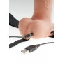 Make it Vibrant Strap On Penis Realistic Wearable with Rechargeable Testicles