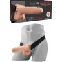 Make it Vibrant Strap On Penis Realistic Wearable with Rechargeable Testicles