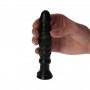 Small black phallus with suction cup dildo mini realistic waterproof soft black