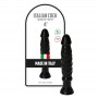 piccolo fallo nero con ventosa dildo mini realistico impermeabile morbido black