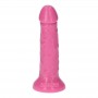 Small Dildo Realistic Pink Phallus with Suction Cup Real Fake Penis Sexy Toys Pink