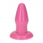 plug stimolatore dilatatore anale rosa morbido per uomo e donna pink con ventosa