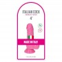 dildo piccolo rosa morbido con ventosa e testicoli fallo mini pene finto pink