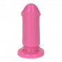 Small pink phallus with mini vaginal anal dildo suction cup for men and women pink