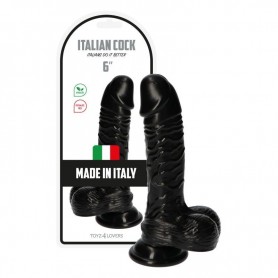 Realistic black phallus dildo with suction cup and testicles fake soft penis black