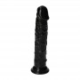 Realistic Black Dildo with Anal Vaginal Suction Cup for Men and Women Black