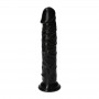 Realistic Black Dildo with Anal Vaginal Suction Cup for Men and Women Black