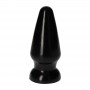 Anal Dildo Plug Maxi Black Phallus with Large Suction Cup for Men and Women Black Anal