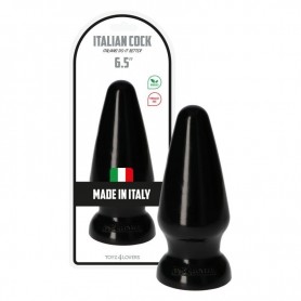 Anal Dildo Plug Maxi Black Phallus with Large Suction Cup for Men and Women Black Anal