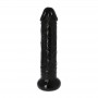 Realistic Dildo with Black Suction Cup Fake Penis Soft Maxi Big Phallus Black