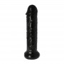 Realistic Dildo with Black Suction Cup Fake Penis Soft Maxi Big Phallus Black