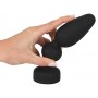 Big Plug Silicone Soft Black Anal for Men and Women Sexy Toys Anal Black