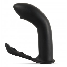 dildo plug anale in silicone nero stimolatore doppio prostata e anal black uomo