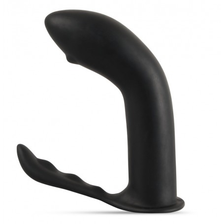 Dildo Plug Anal Silicone Black Stimulator Double Prostate and Anal Black Man