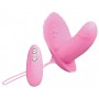 Pink Silicone Vaginal Vibrator with Remote Control Soft Vibrating Dildo Pink