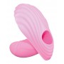 Pink Silicone Vaginal Vibrator with Remote Control Soft Vibrating Dildo Pink