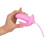 Pink Silicone Vaginal Vibrator with Remote Control Soft Vibrating Dildo Pink