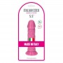 Fallo con ventosa Dildo rino pink