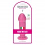 fallo dildo con ventosa rosa vaginale anale stimolazione uomo e donna morbido
