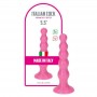 Ball Dildo Plug Anal Pink Dilator Stimulator Anus with Anal Pink suction cup