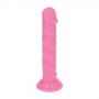 Realistic Pink Anal Vaginal Dildo with Waterproof Suction Cup for Men and Women