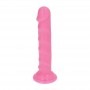 Realistic Pink Anal Vaginal Dildo with Waterproof Suction Cup for Men and Women