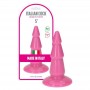 Plug pink anal penetration with suction cup stimulation man woman anal pink