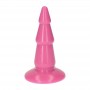 plug penetrazione anale rosa con ventosa stimolazione uomo donna anal pink