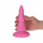 Plug pink anal penetration with suction cup stimulation man woman anal pink