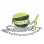 Constrictive leash collar for fetish sex games