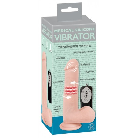 Vibrator medical silicone rotating 20