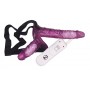 Vibratore doppio strap on vibrating duo