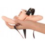 Vibrating Double Strap On wearable vibrator