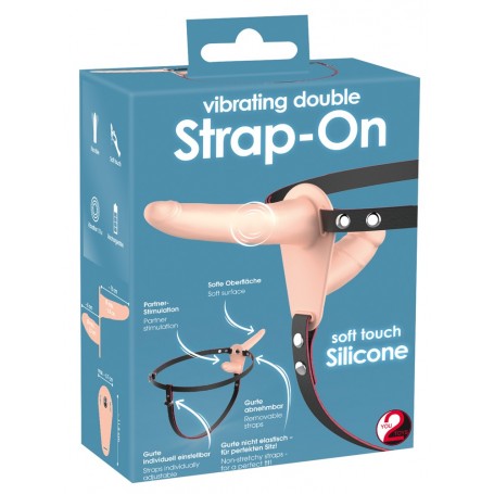 Vibratore indossabile Vibrating Double Strap On