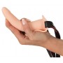 Vibrator strap on vibrating soft touch