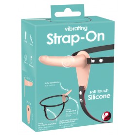 Vibrator strap on vibrating soft touch