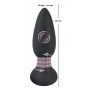 Vibratore Rotating Plug nero