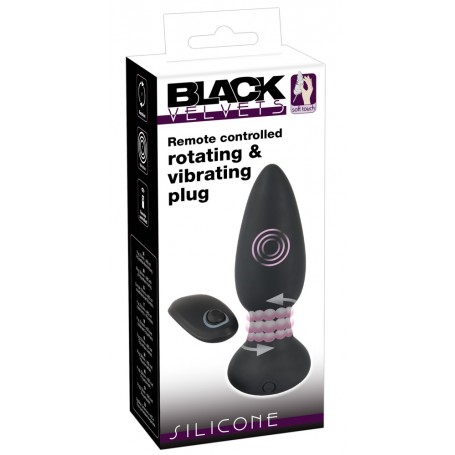 Vibrator Rotating Plug black