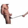 Ball Stretcher leash with testicular squeeze