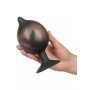 Plug anale nero in silicone gonfiabile Inflatable medium