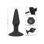 Plug anale nero in silicone gonfiabile Inflatable medium