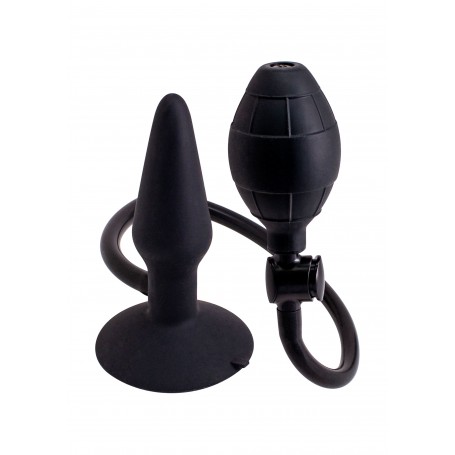 Inflatable Anal Plug Black Inflatable Butt Plug S