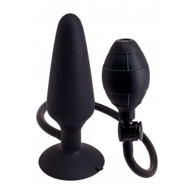 Inflatable Plug Black Inflatable Butt Plug L