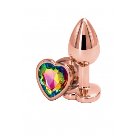 Plug anale Rose Gold Heart S