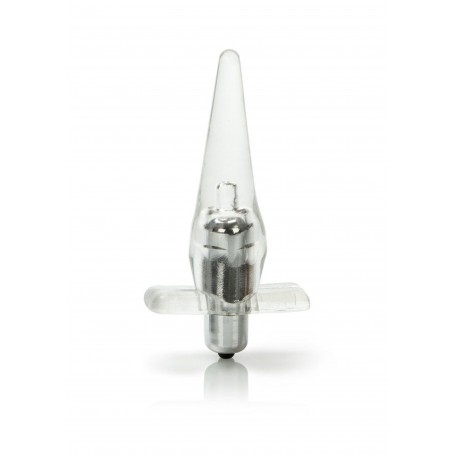 Transparent vibrating stimulator plug